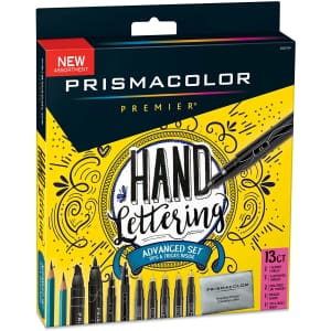 Prismacolor Premier Advanced Hand Lettering Set for $15