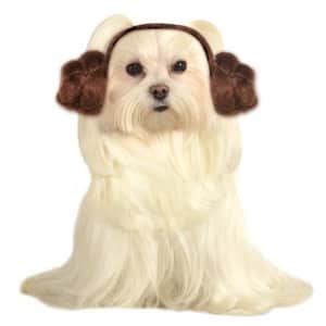 Star Wars Pet Dog Leia Buns Headwear Halloween Costume Accessory for $8 Star Wars Pet Dog Leia Buns Headwear Halloween Costume Accessory for $8