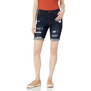 V.I.P. JEANS Women's Super Cute Jeans Shorts Acid Washed, Ultra Dark Bermuda, 3 for $24 V.I.P. JEANS Women's Super Cute Jeans Shorts Acid Washed, Ultra Dark Bermuda, 3 for $24