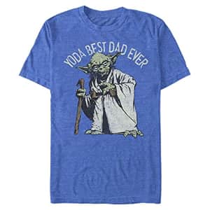 Star Wars Men's Green Dad T-Shirt, Royal Blue Heather, XX-Large for $15