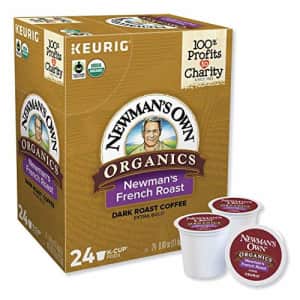 Newman's Own Organics Special Blend Decaf, Single-Serve Keurig K-Cup Pods, Dark Roast Coffee, 24 for $16