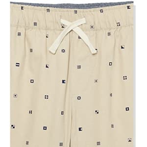 Nautica Boys' Little Drawstring Pull-on Shorts, Stone Schiffli, 7 for $14