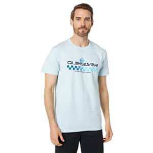 Quiksilver Men's Scripted Game Tee Shirt, Blue Grey, XL for $18 Quiksilver Men's Scripted Game Tee Shirt, Blue Grey, XL for $18