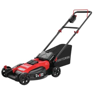 Craftsman V20 2x20V 20" Cordless Push Mower Kit for $300 w/ free trimmer or battery Craftsman V20 2x20V 20" Cordless Push Mower Kit for $300 w/ free trimmer or battery