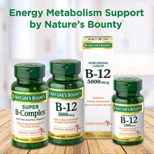 Vitamin B6 by Nature's Bounty, Vitamin Supplement, Supports Energy Metabolism and Nervous System for $8 Vitamin B6 by Nature's Bounty, Vitamin Supplement, Supports Energy Metabolism and Nervous System for $8