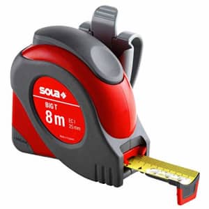 Sola-Messwerkzeuge GmbH & Co Ing. Guido Scheyer BigTL 50013501 Tape Measure 8 m x 25 mm with Stop for $47