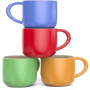 4 Francois et Mimi Jumbo 18-oz. Wide-Mouth Soup & Cereal Ceramic Coffee Mugs for $16 4 Francois et Mimi Jumbo 18-oz. Wide-Mouth Soup & Cereal Ceramic Coffee Mugs for $16