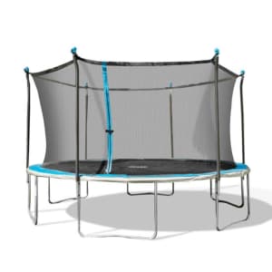 BouncePro 14-ft. Trampoline with Flashlight Zone for $239