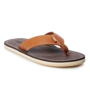 Dockers Men's Premium Memory Foam Upper Flip Flops for $12 Dockers Men's Premium Memory Foam Upper Flip Flops for $12