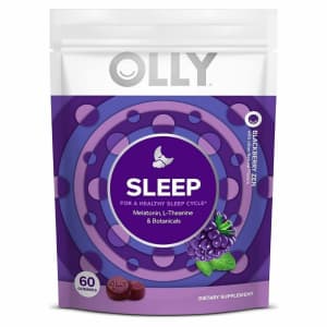 Olly Sleep Supplement Gummy 60-Count Bottle for $13
