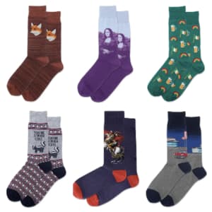 Hot Sox Men's Crew Socks at Macy's: for $4 Hot Sox Men's Crew Socks at Macy's: for $4