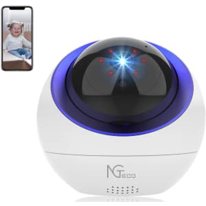 NGTeco Indoor Space Ball IP Camera for $17
