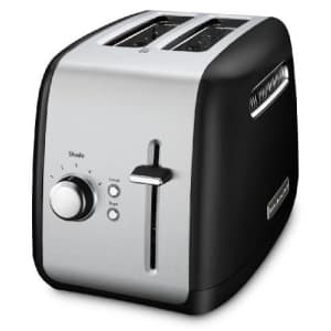 KitchenAid KMT2115OB Toaster, Onyx Black for $65