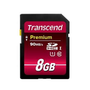 Transcend 8 GB High Speed 10 UHS Flash Memory Card (TS8GSDU1) for $10