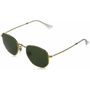 Ray-Ban Unisex-Adult RB3548 Metal Sunglasses, Gold Legend/Green, 48 mm for $176