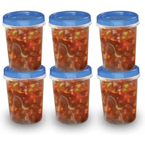 Ziploc Twist N Loc Food Storage Containers 6-Pack for $9