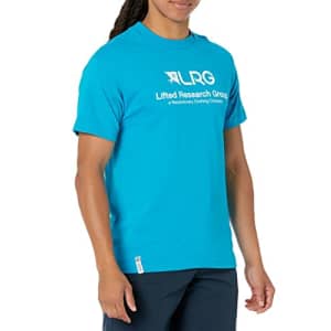 LRG Lifted Men's Collection T-Shirt, Research Group Turquoise, Large for $18