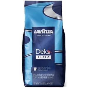 Lavazza Dek Filtro Whole Bean Coffee Medium Roast 1.1-lb. Bag for $11 via Sub & Save Lavazza Dek Filtro Whole Bean Coffee Medium Roast 1.1-lb. Bag for $11 via Sub & Save