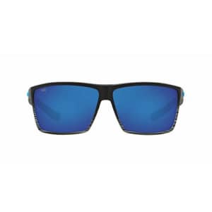 Costa Del Mar Men's Rincon Sunglasses, Matte Smoke Crystal/Blue Mirrored Polarized 580G, 63 mm for $355