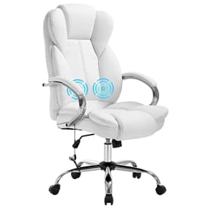 BestOffice Office Chair Adjustable High Back Computer Chair PU Leather Massage Ergonomic Desk Chair Executive for $153