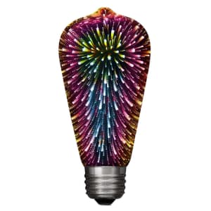 Feit Electric Infinity 3D Fireworks Effect LED Light Bulb for $11