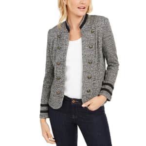 Tommy Hilfiger Women's Military Band Jacket for $55 Tommy Hilfiger Women's Military Band Jacket for $55