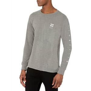Billabong Men's Long Sleeve Premium Logo Graphic Tee T-Shirt, Unity Dark Grey Heather, X-Large for $30 Billabong Men's Long Sleeve Premium Logo Graphic Tee T-Shirt, Unity Dark Grey Heather, X-Large for $30