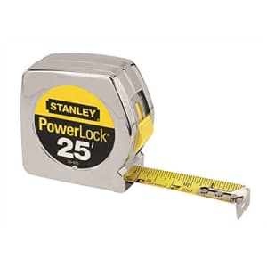 Stanley Power Lock 25 ft. L x 1 in. W Tape Measure Yellow 1 pk for $25