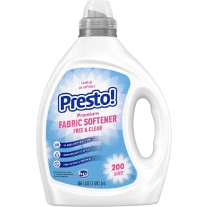 Presto! 80-oz. Concentrated Fabric Softener for $9.75 via Sub & Save Presto! 80-oz. Concentrated Fabric Softener for $9.75 via Sub & Save