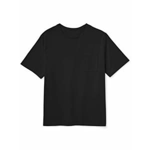 Amazon Brand - Goodthreads Men's Big & Tall The Perfect Crewneck Pocket T-Shirt, Black, 6X Tall for $13 Amazon Brand - Goodthreads Men's Big & Tall The Perfect Crewneck Pocket T-Shirt, Black, 6X Tall for $13