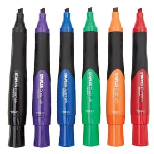 Staples DuraMark Permanent Markers 6-Pack for $3 Staples DuraMark Permanent Markers 6-Pack for $3