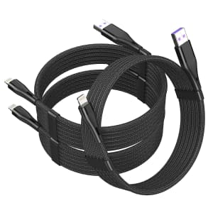 Ailawuu 6.6-Foot Lightning Cable 3-Pack for $4 Ailawuu 6.6-Foot Lightning Cable 3-Pack for $4