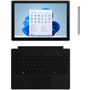 Microsoft Surface Pro 7 10th-Gen. i5 12.3" 128GB Windows Tablet w/ Type Cover + Surface Pen for $770