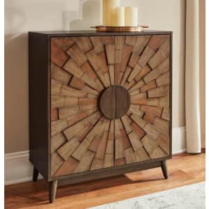 Home Decorators Collection Starburst Pattern Wood Accent Cabinet for $259 Home Decorators Collection Starburst Pattern Wood Accent Cabinet for $259