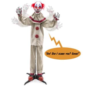 Best Choice Scary Harry the Motion Activated Animatronic Killer Clown for $55 Best Choice Scary Harry the Motion Activated Animatronic Killer Clown for $55