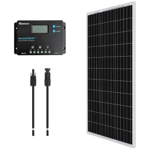 Renogy 100W 12V Monocrystalline Solar Bundle Kit for $110 Renogy 100W 12V Monocrystalline Solar Bundle Kit for $110