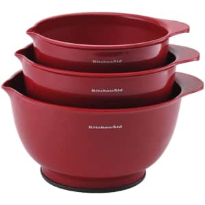 KitchenAid Classic Mixing Bowls 3-Piece Set for $21 KitchenAid Classic Mixing Bowls 3-Piece Set for $21