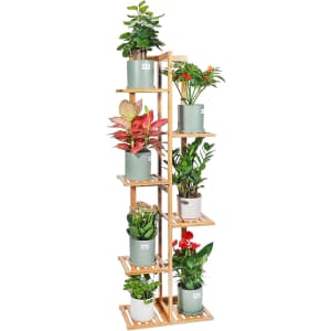 Gar-Life 6-Tier Bamboo Plant Stand Rack for $40 Gar-Life 6-Tier Bamboo Plant Stand Rack for $40
