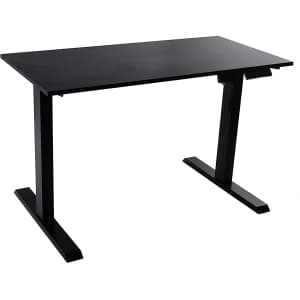 TechOrbits Electric Standing Desk Frame w/ 47" x 24" Tabletop for $219