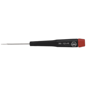 Wiha Tools Wiha 96012 Slotted Screwdriver with Precision Handle, 1.2 x 40mm for $9 Wiha Tools Wiha 96012 Slotted Screwdriver with Precision Handle, 1.2 x 40mm for $9