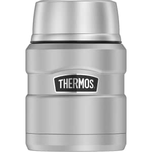 Thermos King 16-oz. Insulated Stainless Steel Food Jar w/ Folding Spoon for $15 Thermos King 16-oz. Insulated Stainless Steel Food Jar w/ Folding Spoon for $15