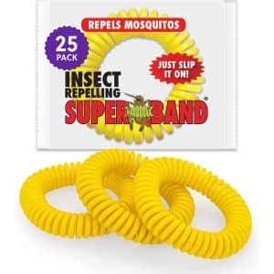 Superband Mosquito Repellent Bracelet 25-Pack for $21