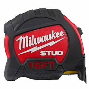 Milwaukee 48-22-9916 16-Foot Reinforced Impact Resistant Stud Tape Measure for $40