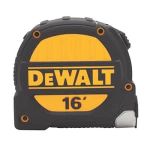 DEWALT DWHT33924L 16 foot Tape Measure, 1-1/4 inch blade for $37 DEWALT DWHT33924L 16 foot Tape Measure, 1-1/4 inch blade for $37