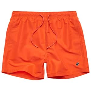 Superdry mens Code Essential 15 Inch Swim Board Shorts, Havana Orange, XX-Large US for $34