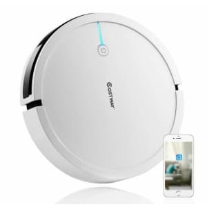 Costway Voice-Controlled Self-Charging Robot Vacuum for $88