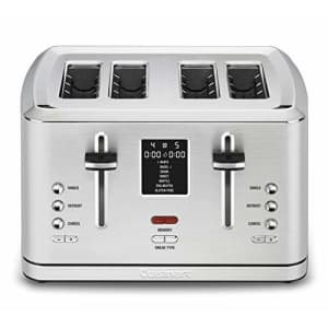 Cuisinart CPT-740 4-Slice Digital Toaster with MemorySet Feature, Silver for $80 Cuisinart CPT-740 4-Slice Digital Toaster with MemorySet Feature, Silver for $80