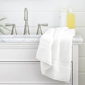 Amazon Brand Pinzon Heavyweight Luxury Cotton Hand Towel - 30 x 20 Inch, White for $13