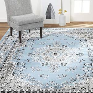 Home Dynamix Premium Asiana Traditional Area Rug, Oriental Light Blue 5'2"x7'4" for $48 Home Dynamix Premium Asiana Traditional Area Rug, Oriental Light Blue 5'2"x7'4" for $48