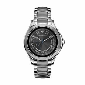 Emporio Armani Men's Stainless Steel Touchscreen Smartwatch, Color: Silver-Toned (Model: ART5010) for $292 Emporio Armani Men's Stainless Steel Touchscreen Smartwatch, Color: Silver-Toned (Model: ART5010) for $292
